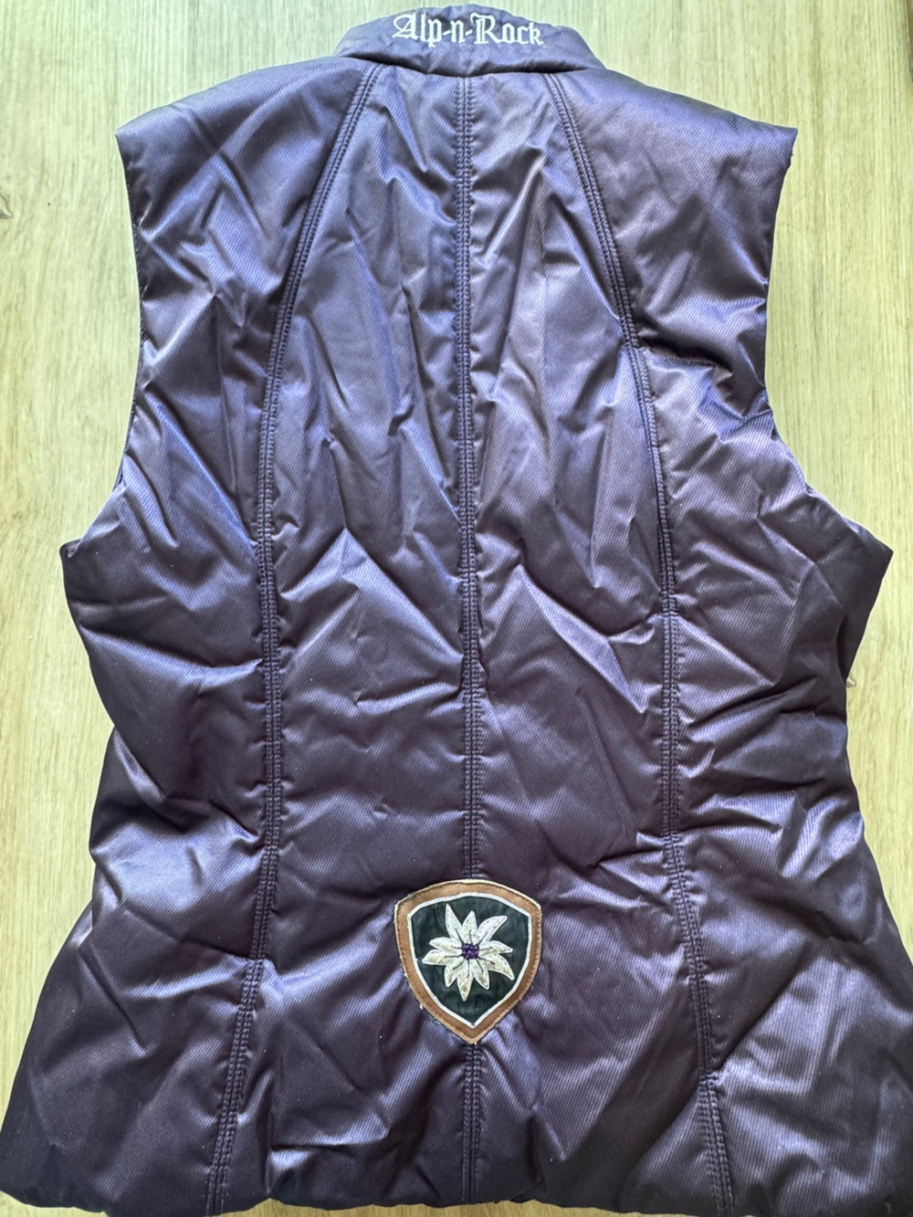 Vintage Alp-n-Rock Reversible "Freedom" Embroidered Puffer Vest Size 3 (Med) Y2K - Picture 5 of 12